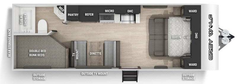 Cherokee 22MKSE Floorplan